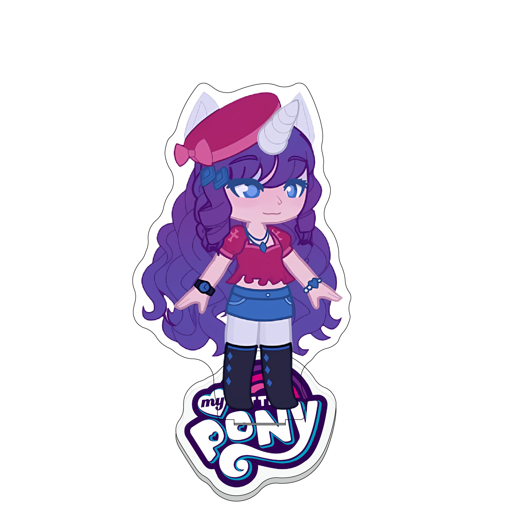 Cute Pony Fantasy Acrylic Stan - Home Decor Resin review and price