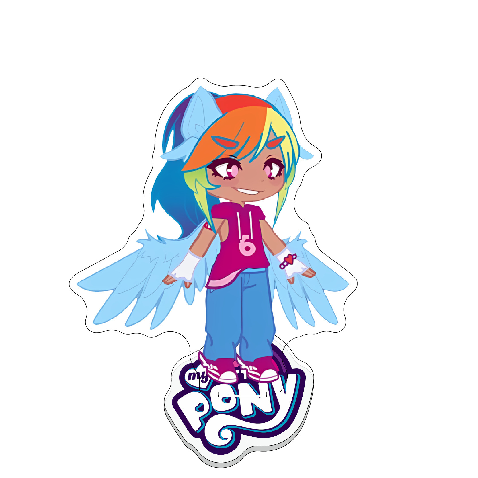 Cute Pony Fantasy Acrylic Stan - Home Decor Resin review and price