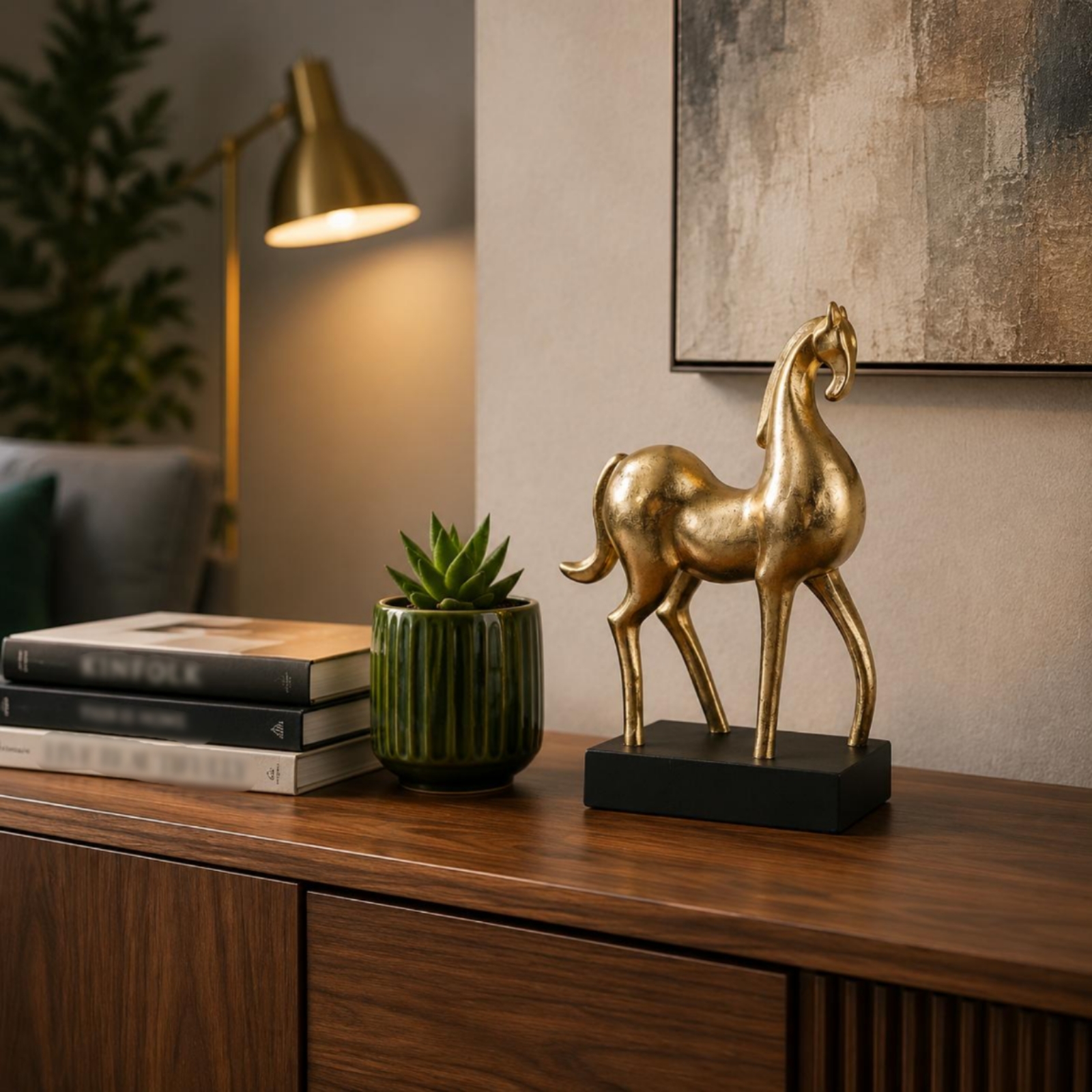 Abstract Horse Sculpture Sleek - Abstract Sculpture Resin review and price
