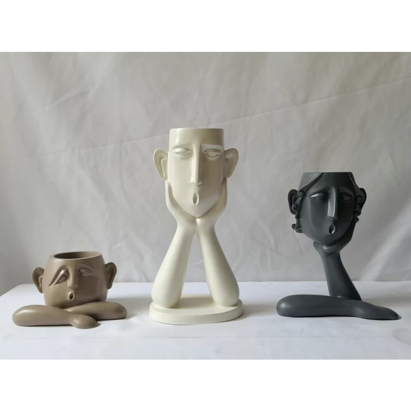 Nordic Abstract Face Planter M - Home Decor Garden Ideas review and price
