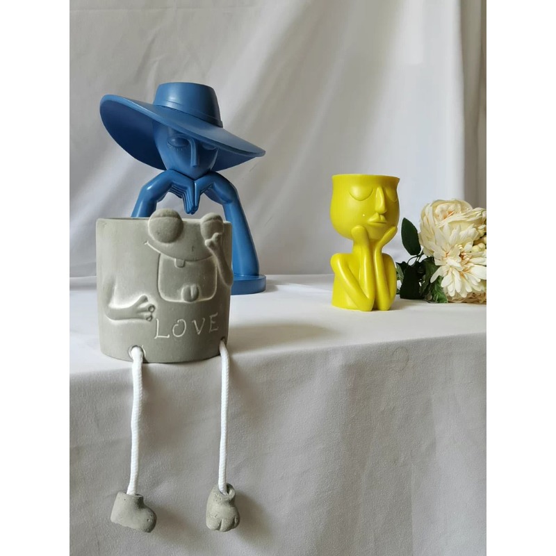 Nordic Abstract Face Planter M - Home Decor Garden Ideas review and price