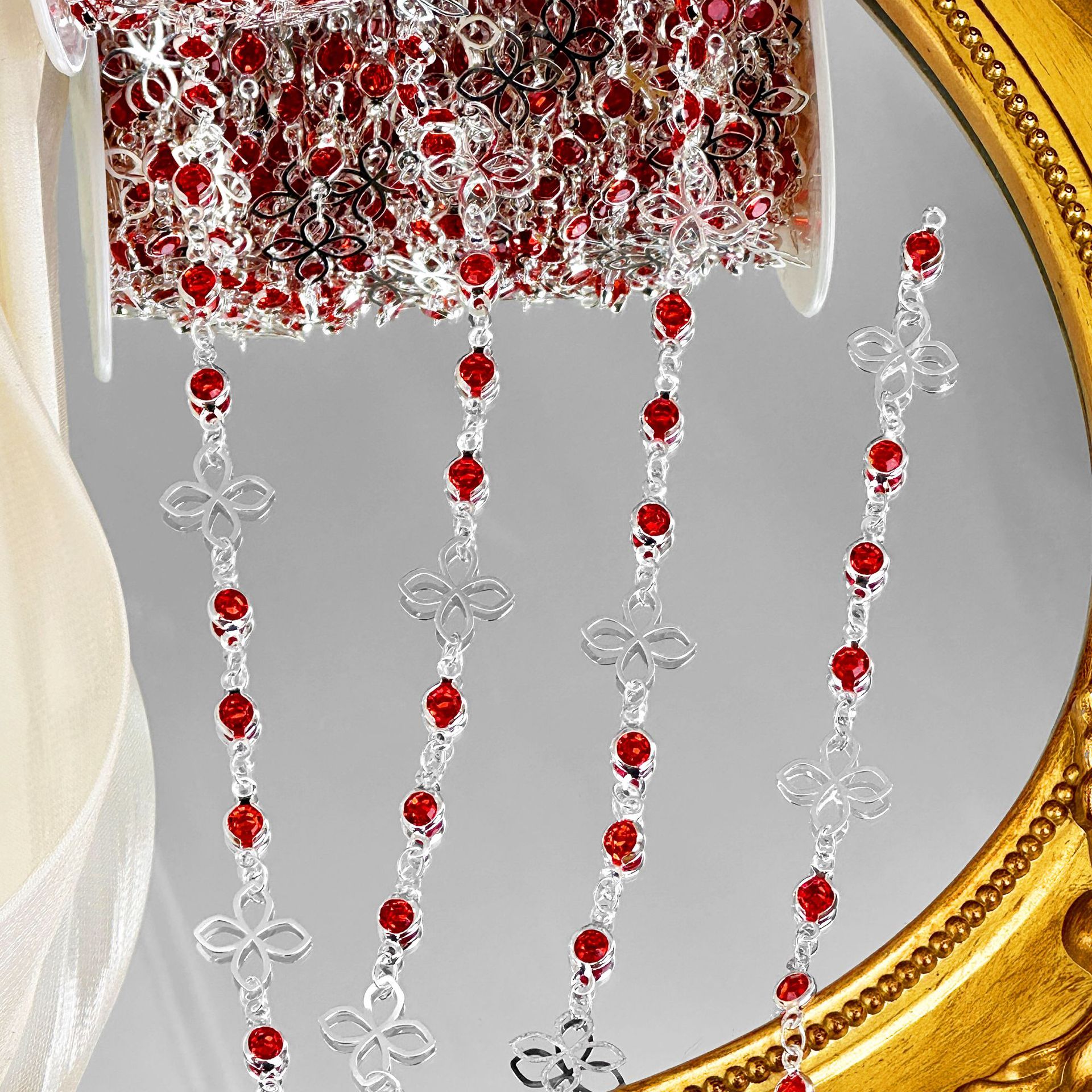 0.5/1/2M Hollow Flower Tassel  - Home Decor Glass review and price