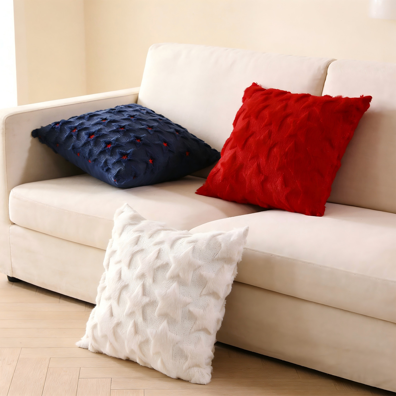 45x45cm Patriotic Star Quilted - Home Decor Usa review and price