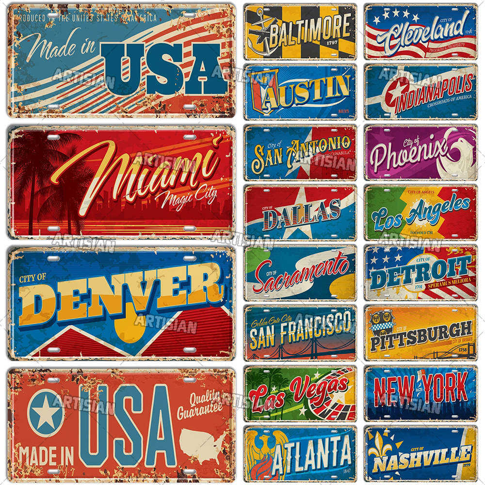Artisian USA License Plate Lan - Home Decor Usa review and price