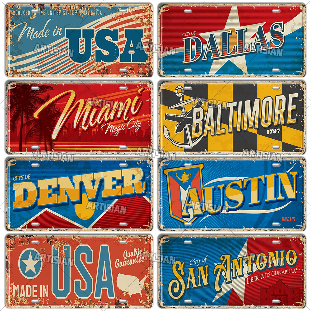 Artisian USA License Plate Lan - Home Decor Usa review and price