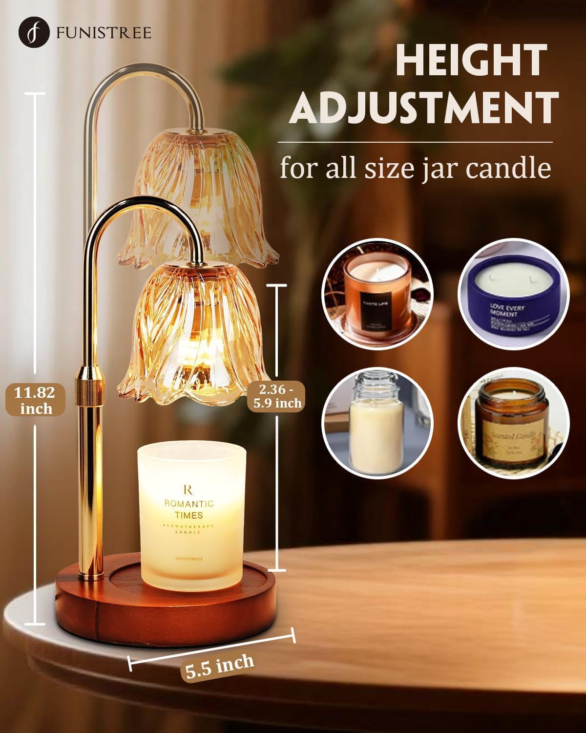 Candle Warmer Lamp Gold With T - Home Decor Free Images review and price