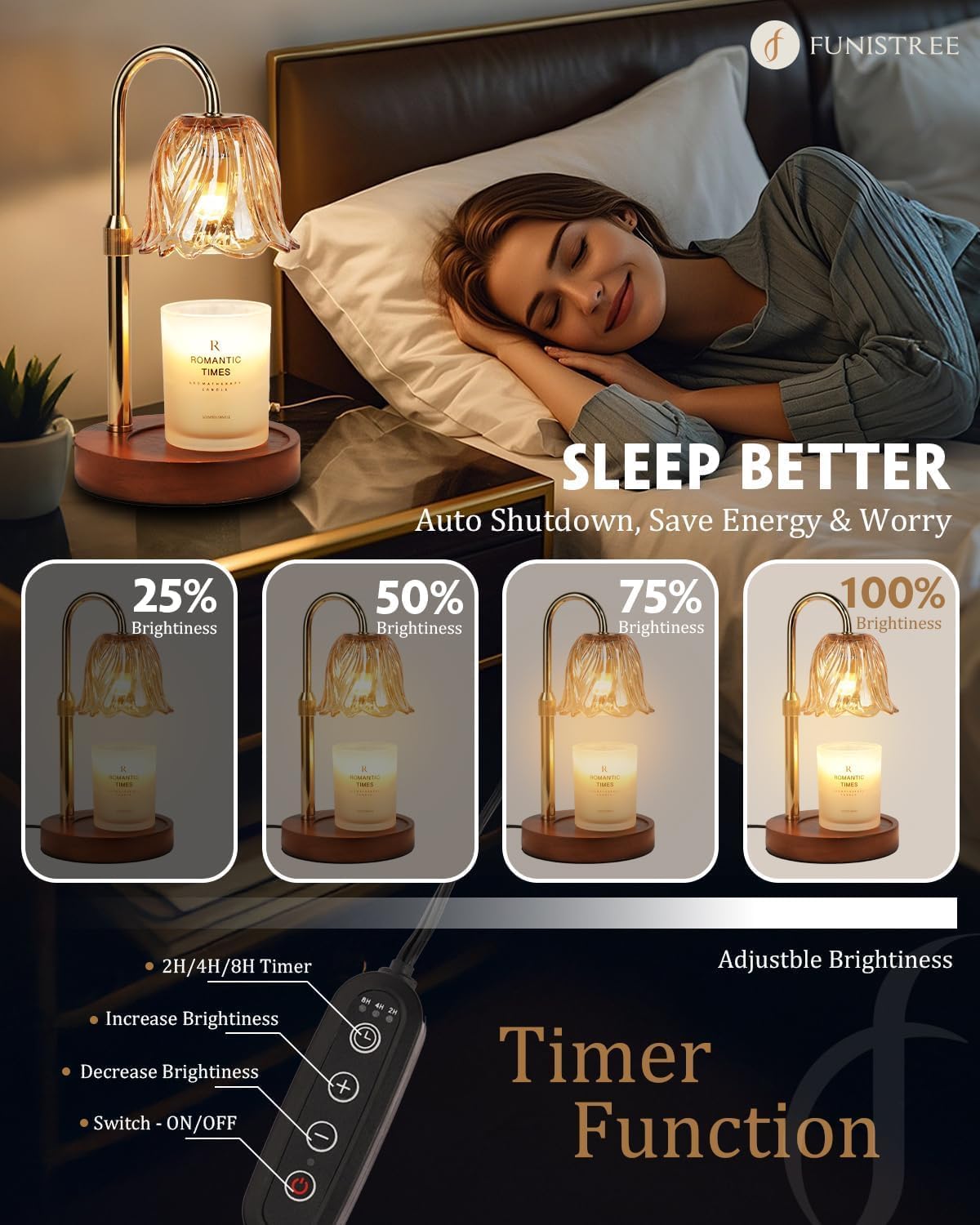 Candle Warmer Lamp Gold With T - Home Decor Free Images review and price