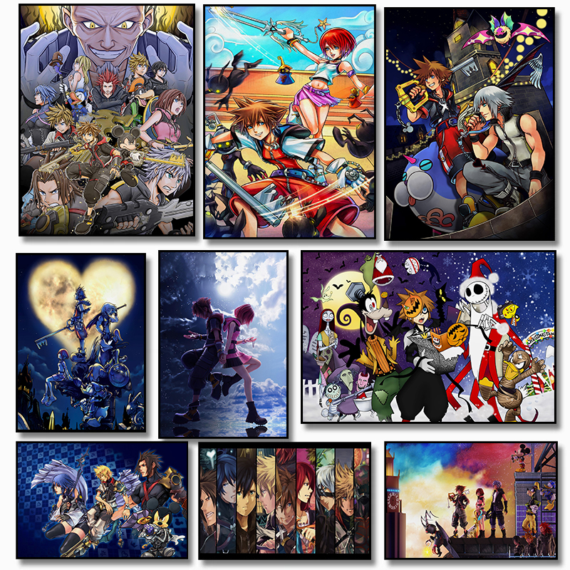 Classic Japanese Anime Kingdom - Watercolor Poster Print review and price