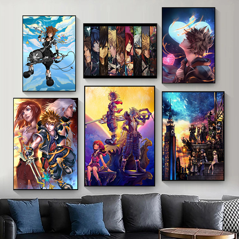 Classic Japanese Anime Kingdom - Watercolor Poster Print review and price