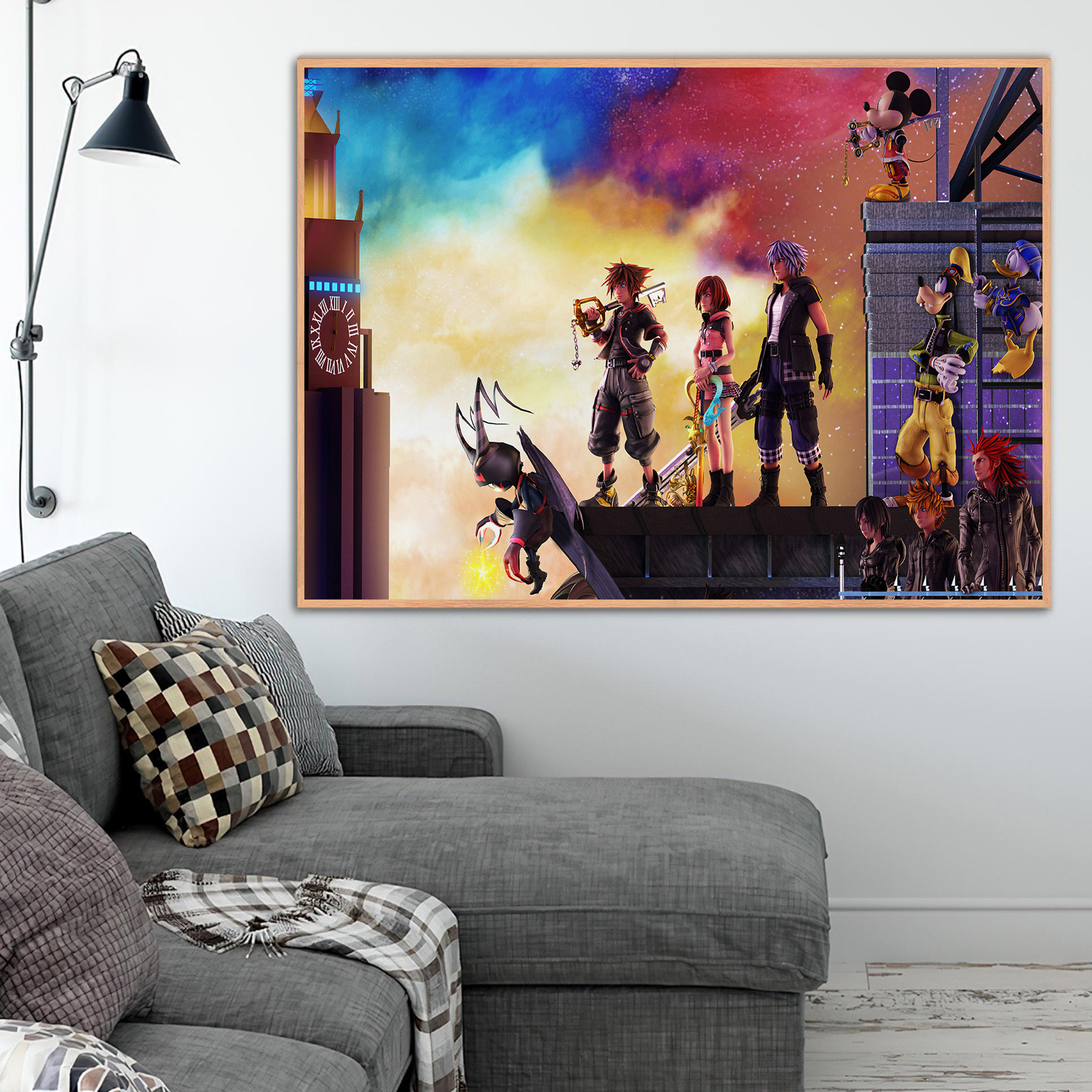 Classic Japanese Anime Kingdom - Watercolor Poster Print review and price