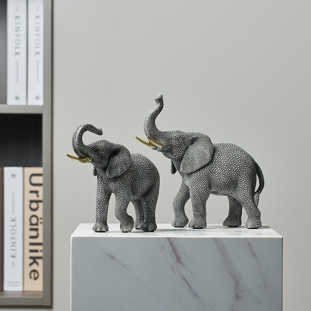 Elephant Statue European Style - Abstract Sculpture Resin review and price