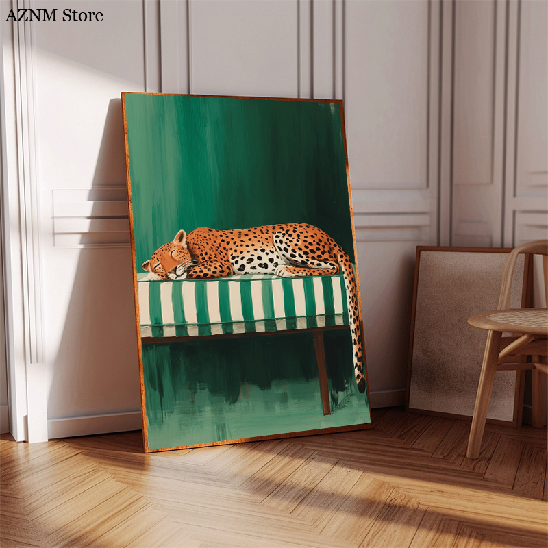 Trendy Cheetah Art Print Poste - Watercolor Poster Print review and price