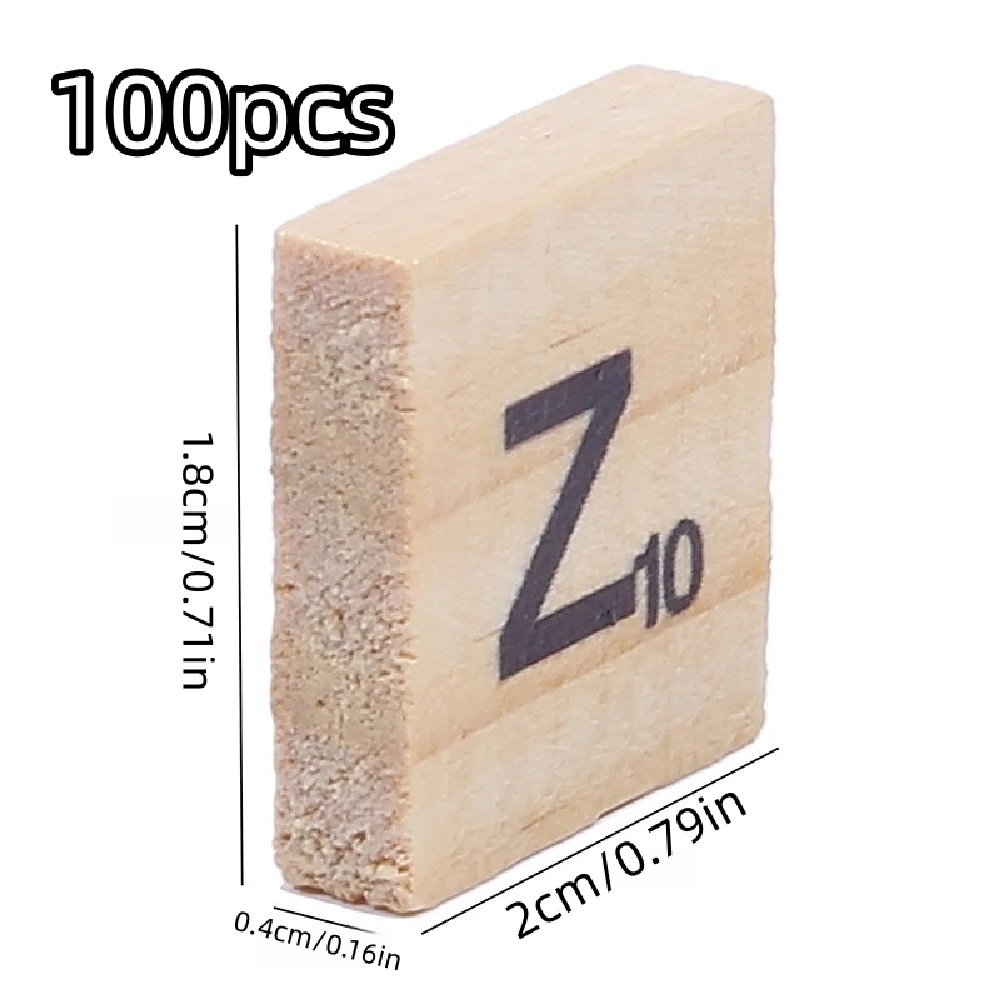 100PCS Wood Letter Scrabble Ti - Wooden Letter Sign review and price