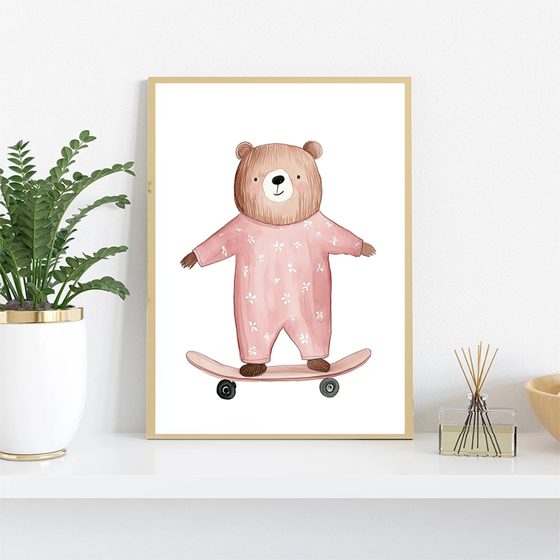 Cute Watercolor Unicorn Mermai - Watercolor Poster Print review and price