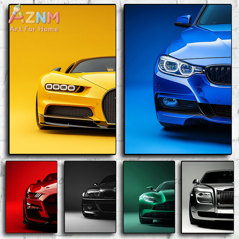 AZNM Luxury & Supercar Collect - Watercolor Poster Print review and price