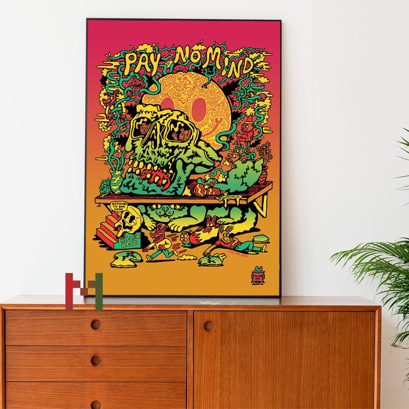 Killer Acid Art Decor Canvas P - Home Decor Za review and price