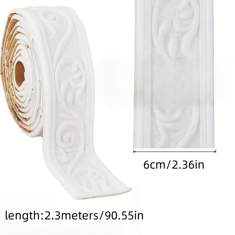 1Pc 230x6cm Fashion Self Adhes - Home Decor Wall Molding review and price