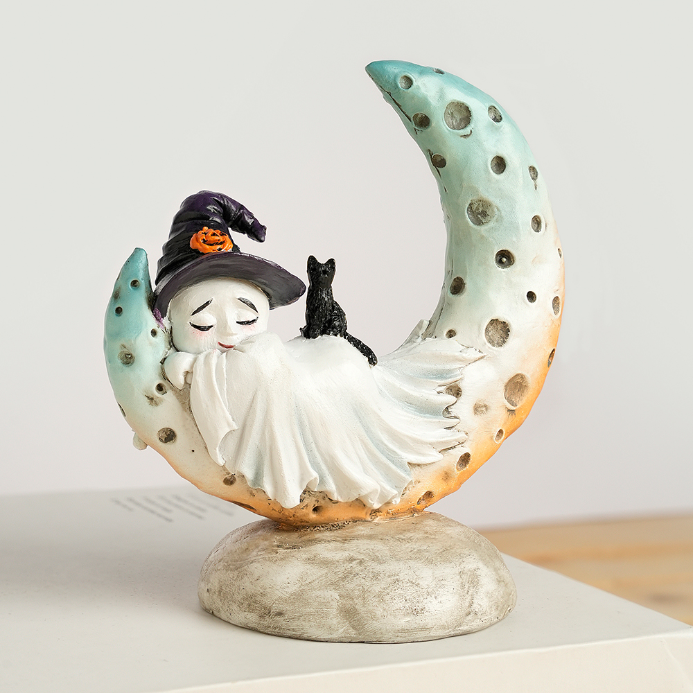 ERMAKOVA Eerie Moon Ghost Stat - Home Decor Garden Ideas review and price