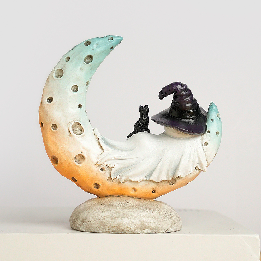 ERMAKOVA Eerie Moon Ghost Stat - Home Decor Garden Ideas review and price