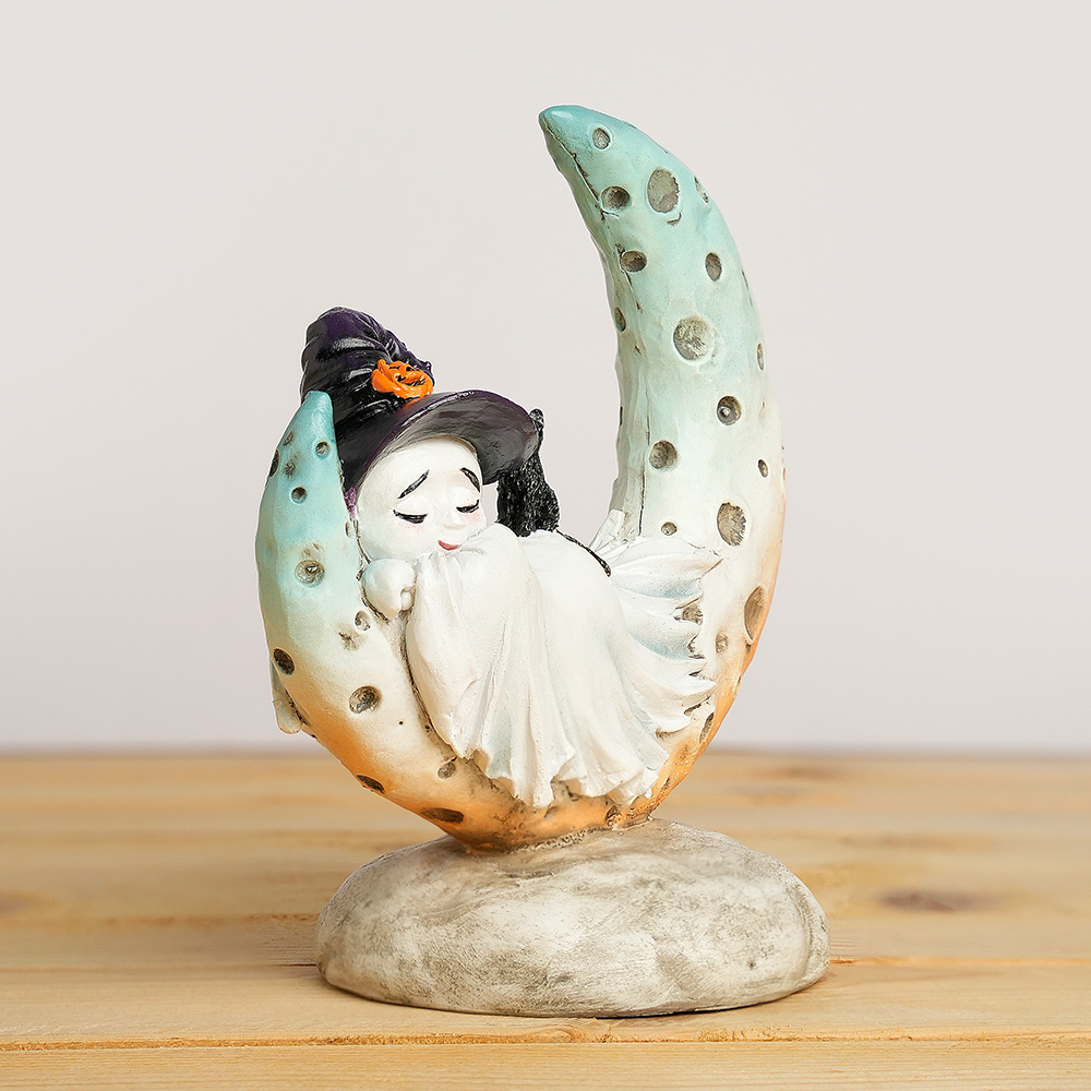 ERMAKOVA Eerie Moon Ghost Stat - Home Decor Garden Ideas review and price