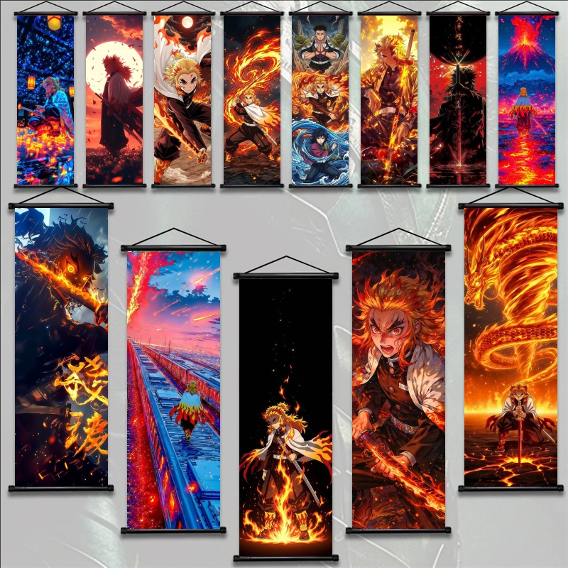 Demon Slayer Kyojuro Rengoku H - Home Decor Fabric review and price