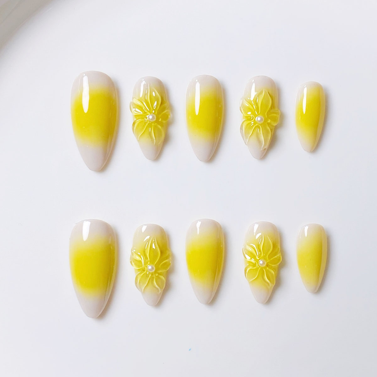 10 pieces of pure handmade alm - Home Decor Yellow review and price