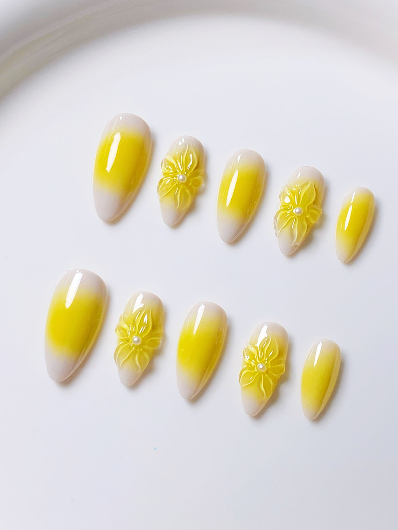 10 pieces of pure handmade alm - Home Decor Yellow review and price