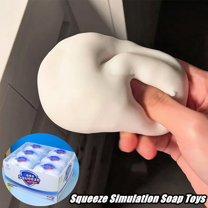 Soft Fake White Soap Squishy S - Home Decor Happy review and price