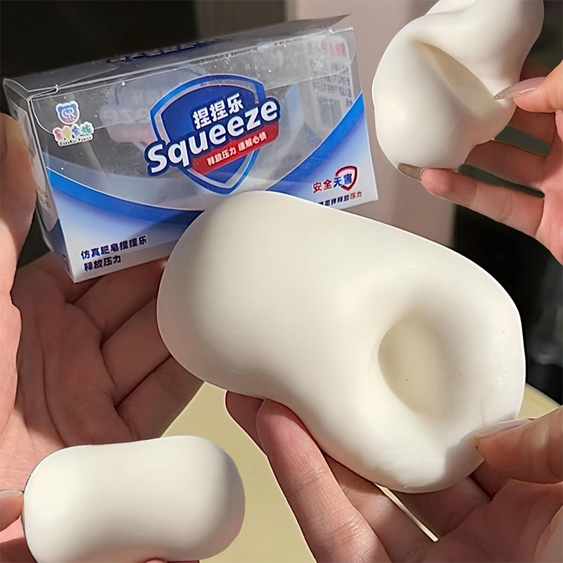 Soft Fake White Soap Squishy S - Home Decor Happy review and price