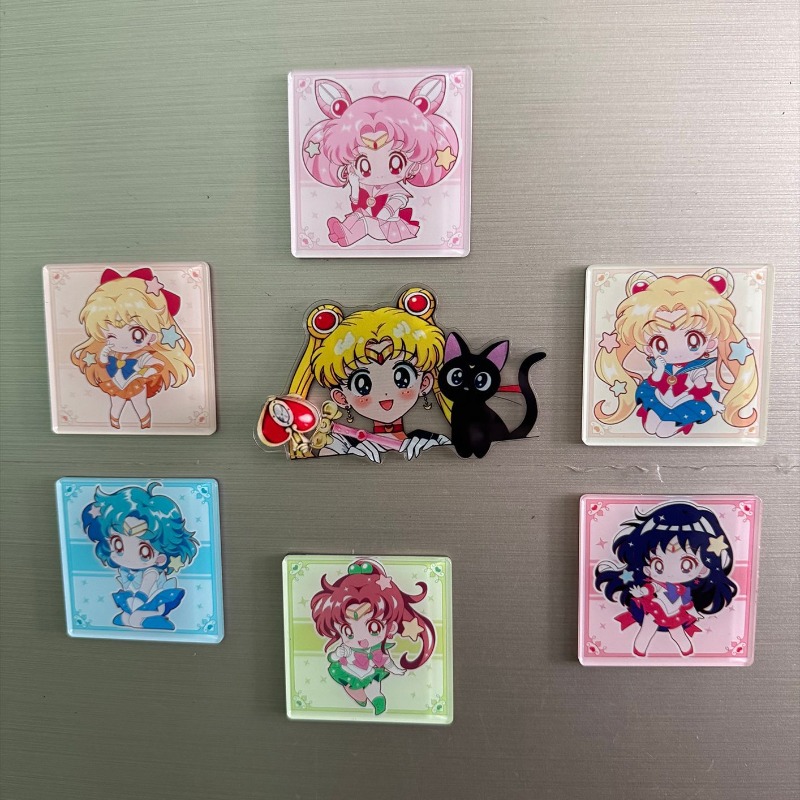 7Pcs/set Sailor Moon Anime Car - Home Decor Happy review and price