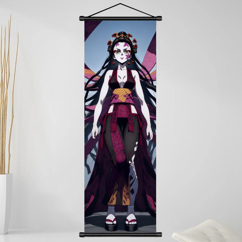 Demon Slayer Daki Hanging Scro - Home Decor Fabric review and price
