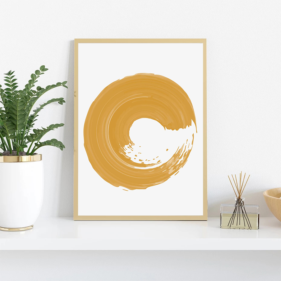 Minimalist Nature and Birds Su - Home Decor Yellow review and price