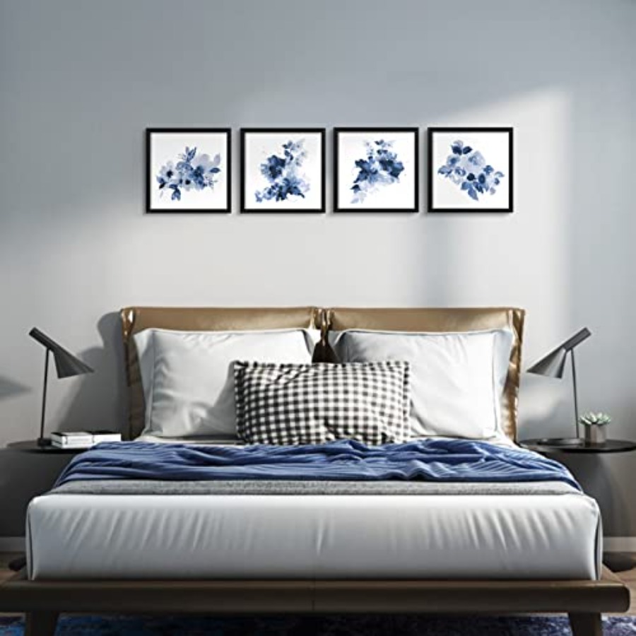 Framed Bathroom Wall Decor Nav - Watercolor Poster Print review and price