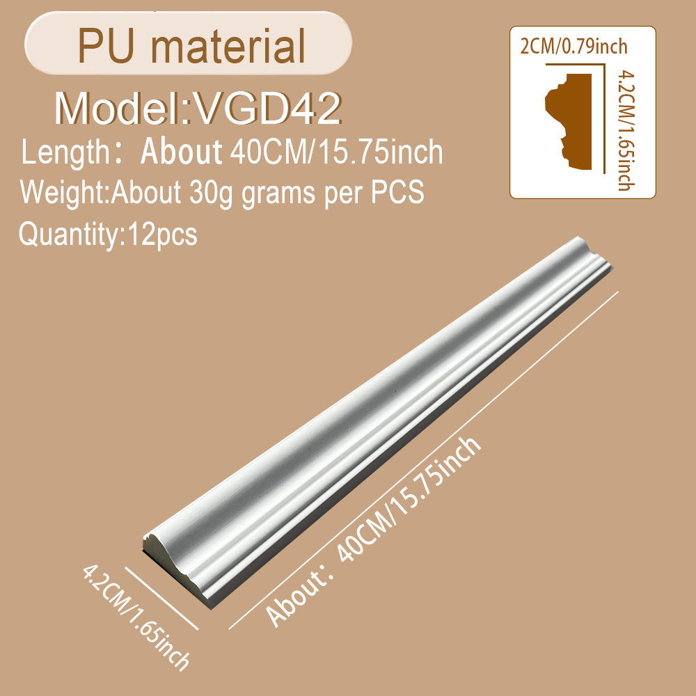 Polyurethane Imitation Plaster - Home Decor Wall Molding review and price