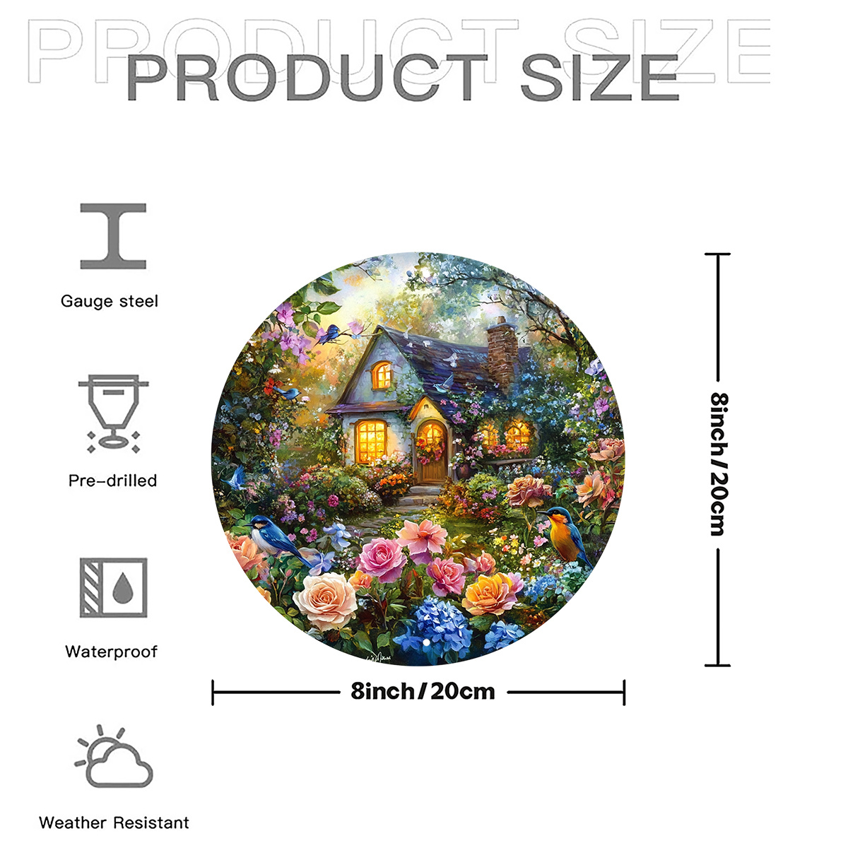 Charming Vintage Flower House  - Home Decor Garden Ideas review and price
