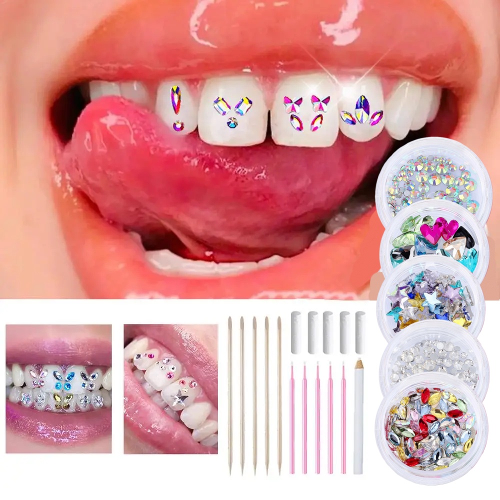 1set Tooth Gem Decoration Dent - Home Decor Glass review and price