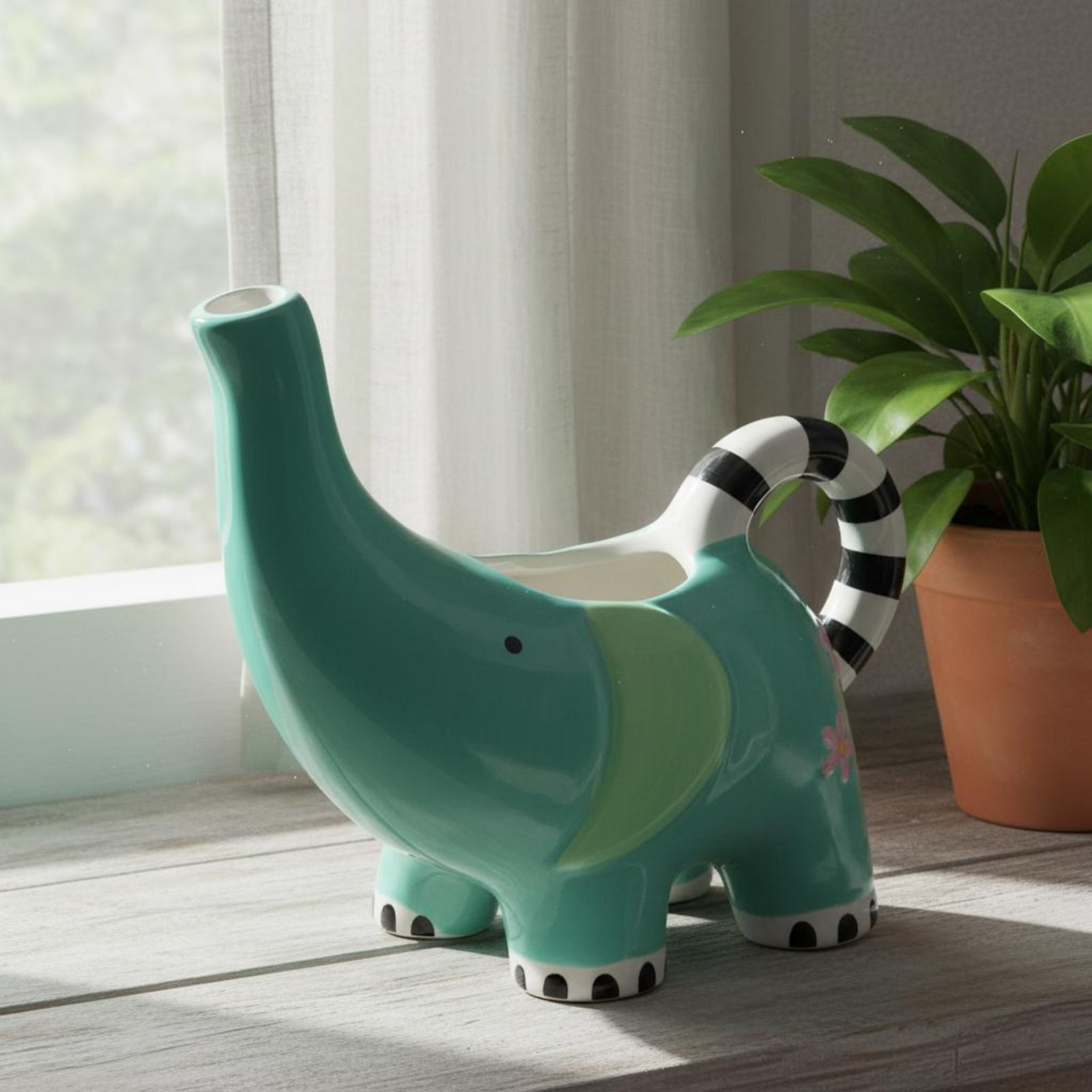 Elephant Watering Can Gift Ide - Home Decor Garden Ideas review and price