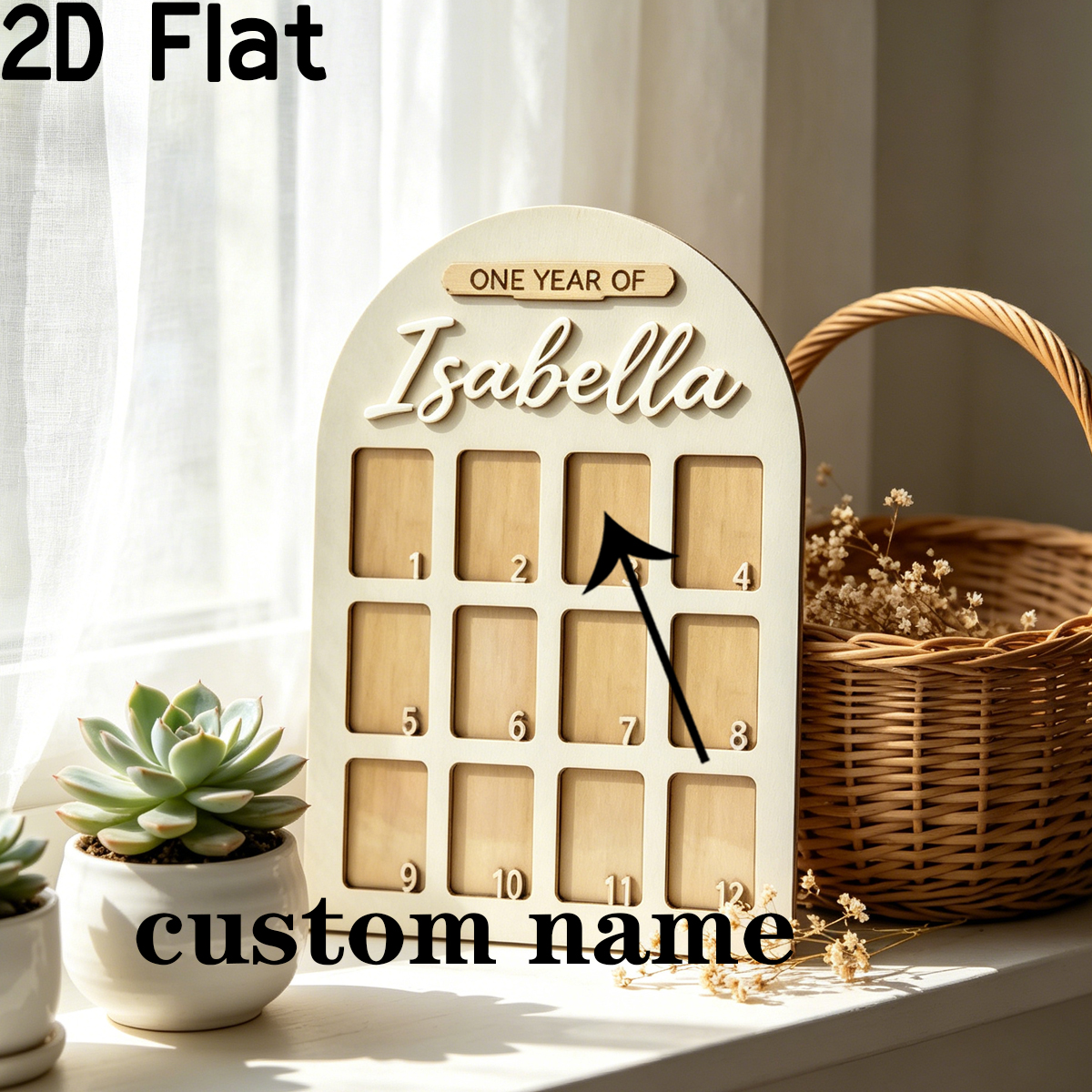 1Pc Custom Photo Record Board  - Home Decor Happy review and price