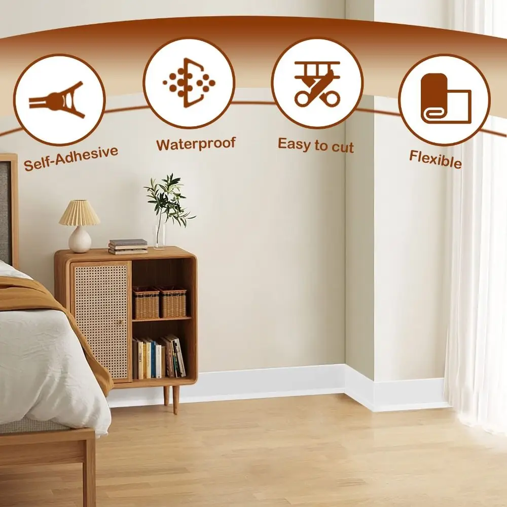 Home Decor PVC Baseboard Moldi - Home Decor Wall Molding review and price