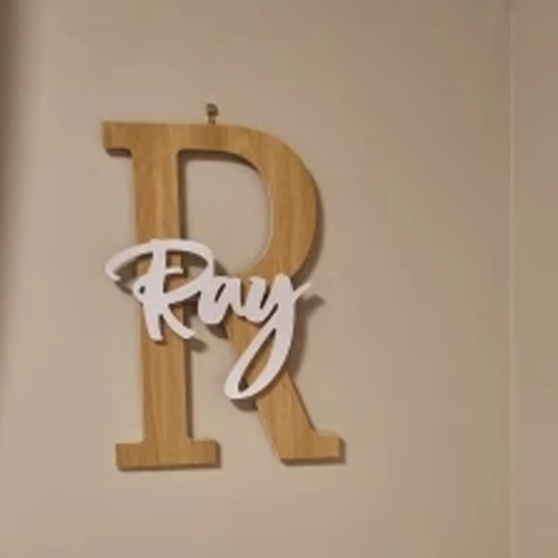 Custom Initials Sign Wooden Wa - Wooden Letter Sign review and price