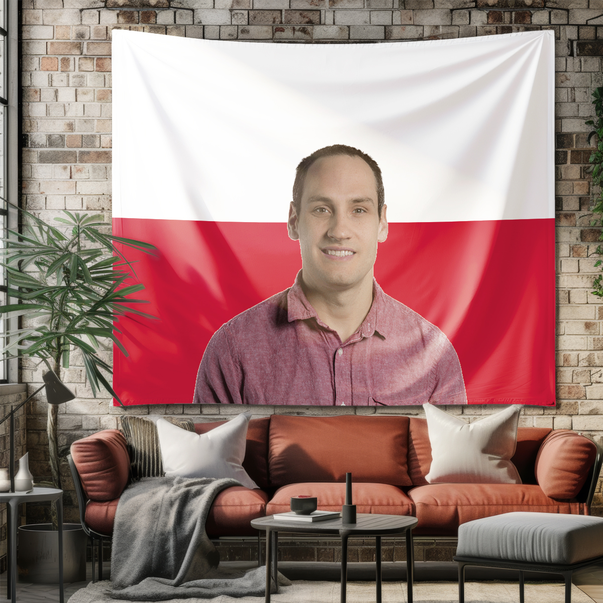 1Pc Custom Photo Polyster Flag - Home Decor Fabric review and price