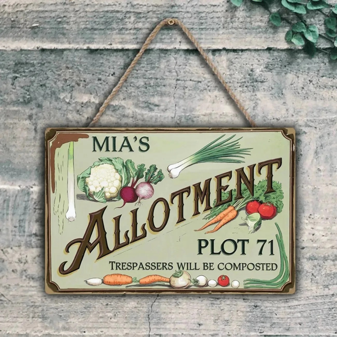 1pc Personalized Vintage Qatar - Home Decor Qatar review and price