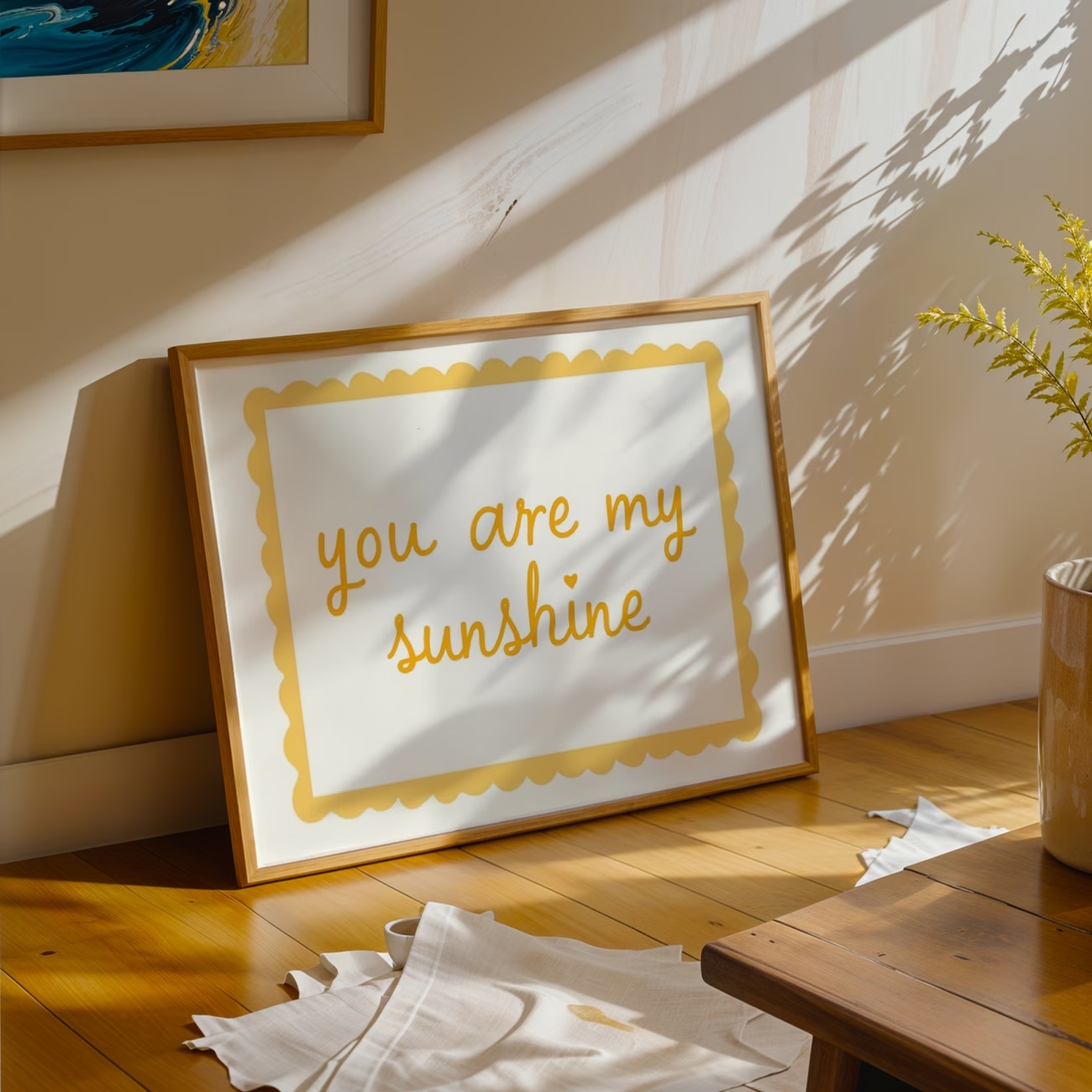 Modern You Are My Sunshine Quo - Home Decor Yellow review and price