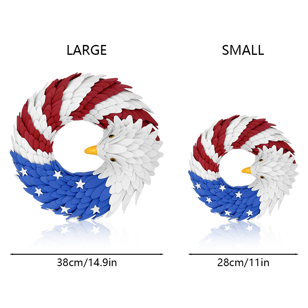 Patriotic Bald Eagle Door Wrea - Home Decor Usa review and price