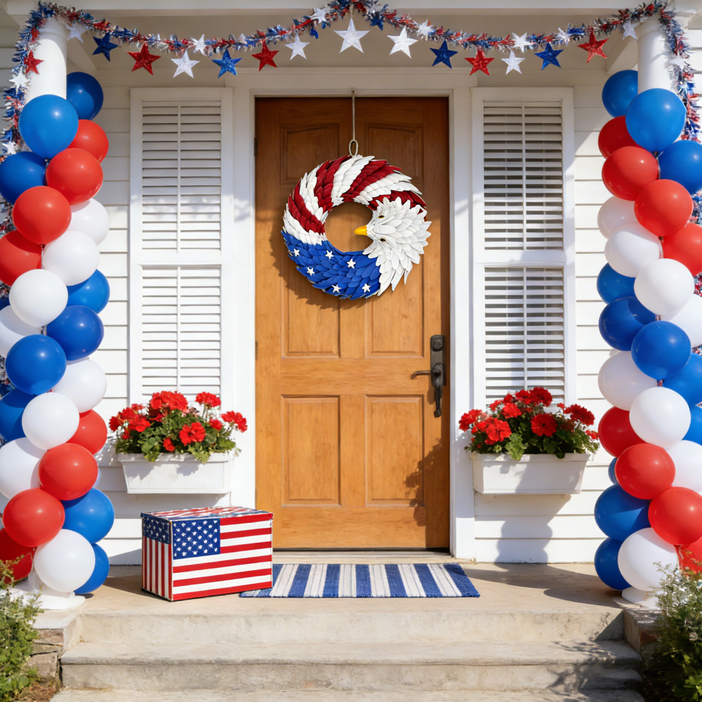 Patriotic Bald Eagle Door Wrea - Home Decor Usa review and price