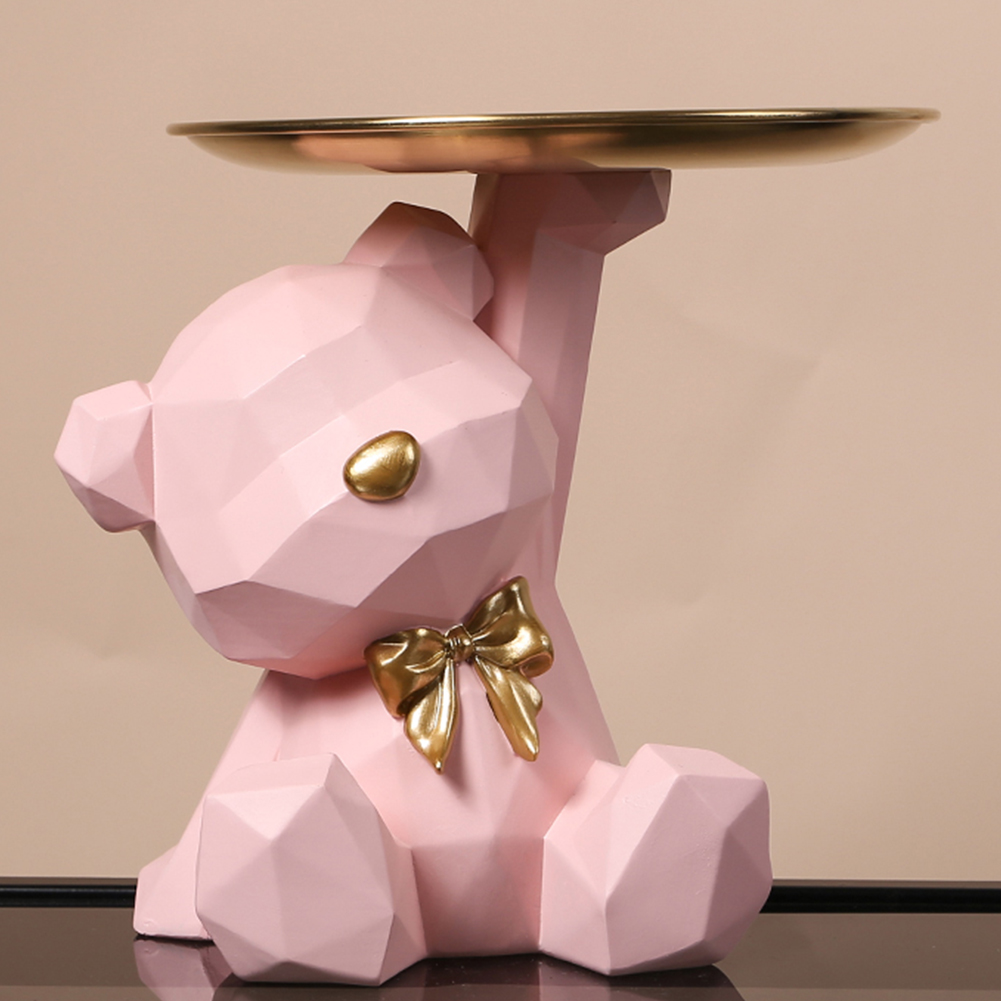 Geometric Bear Key Holder Figu - Home Decor Za review and price
