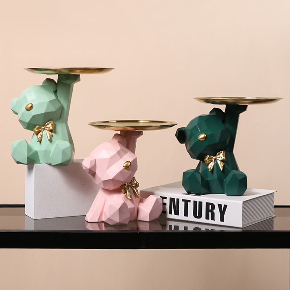 Geometric Bear Key Holder Figu - Home Decor Za review and price