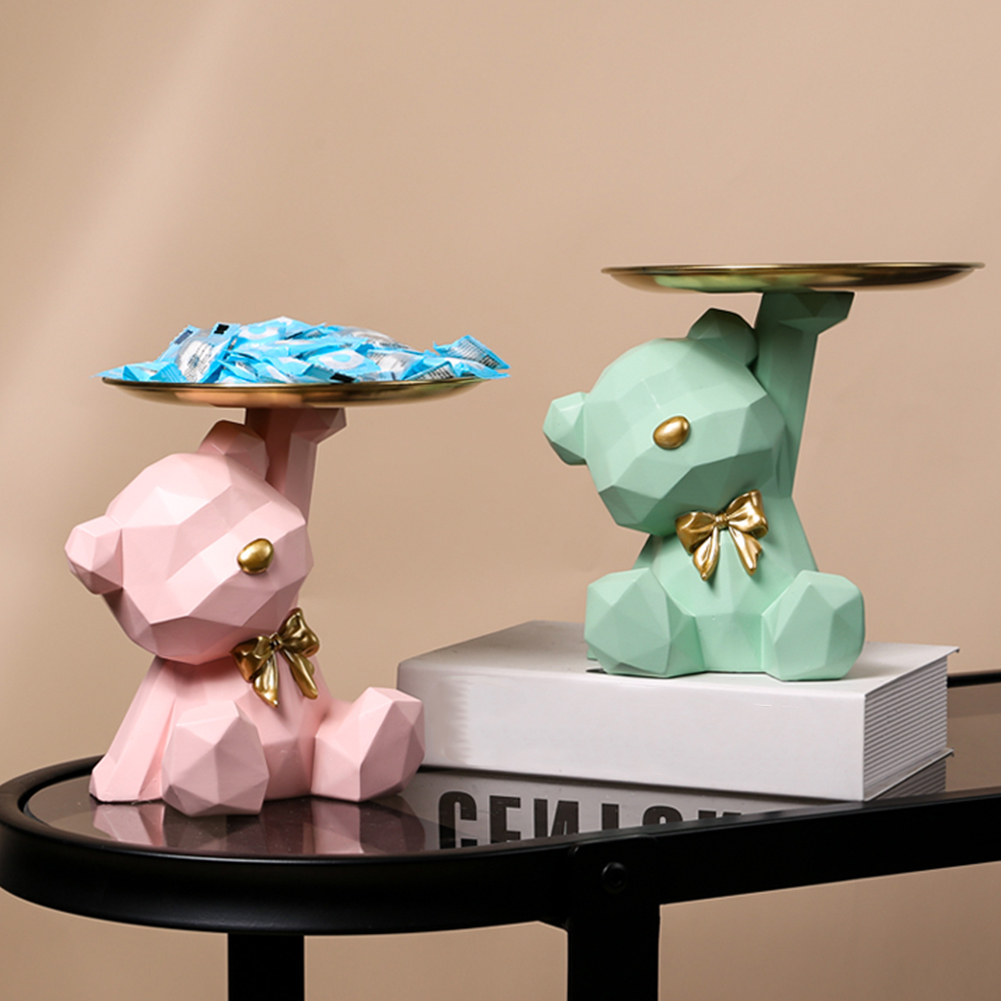 Geometric Bear Key Holder Figu - Home Decor Za review and price