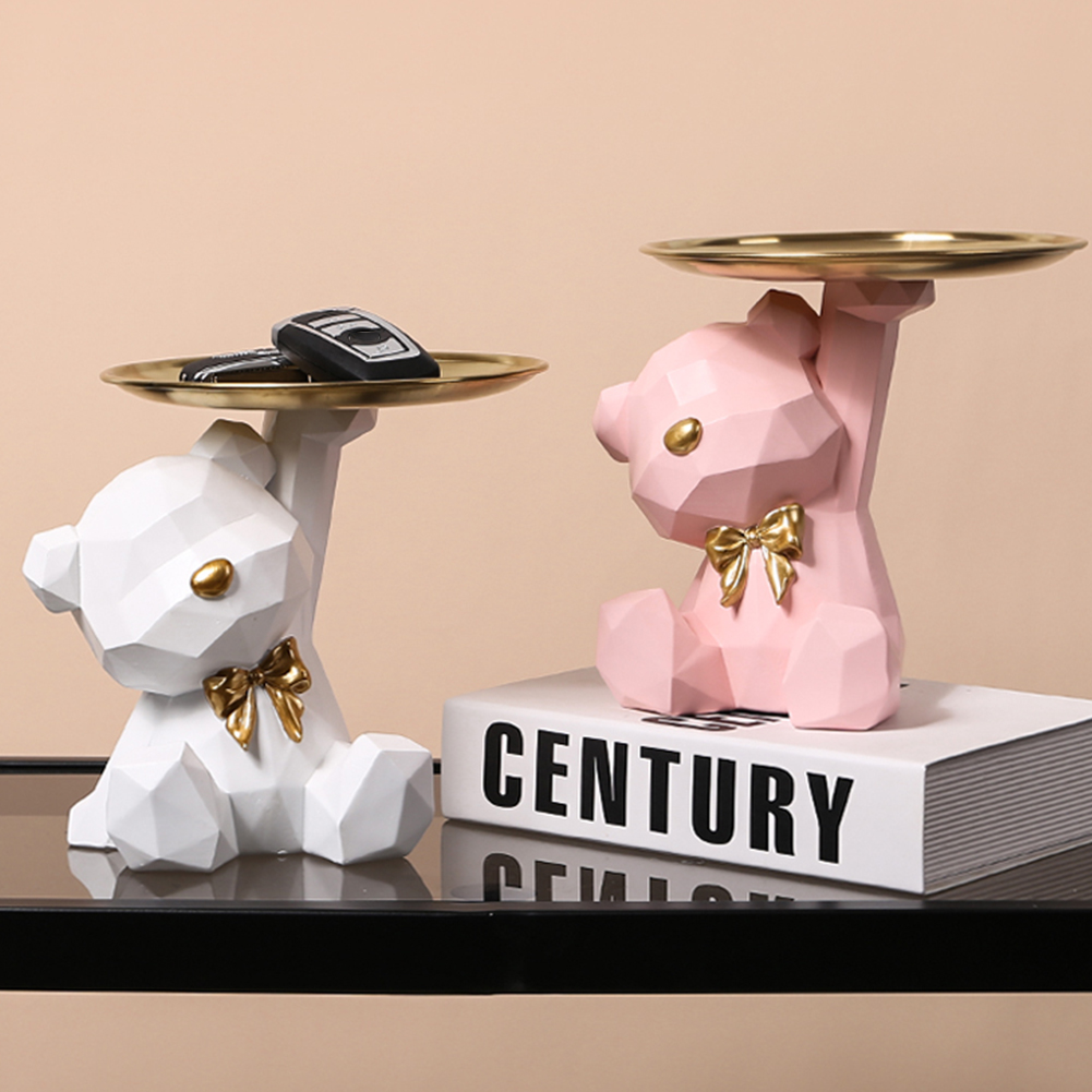 Geometric Bear Key Holder Figu - Home Decor Za review and price