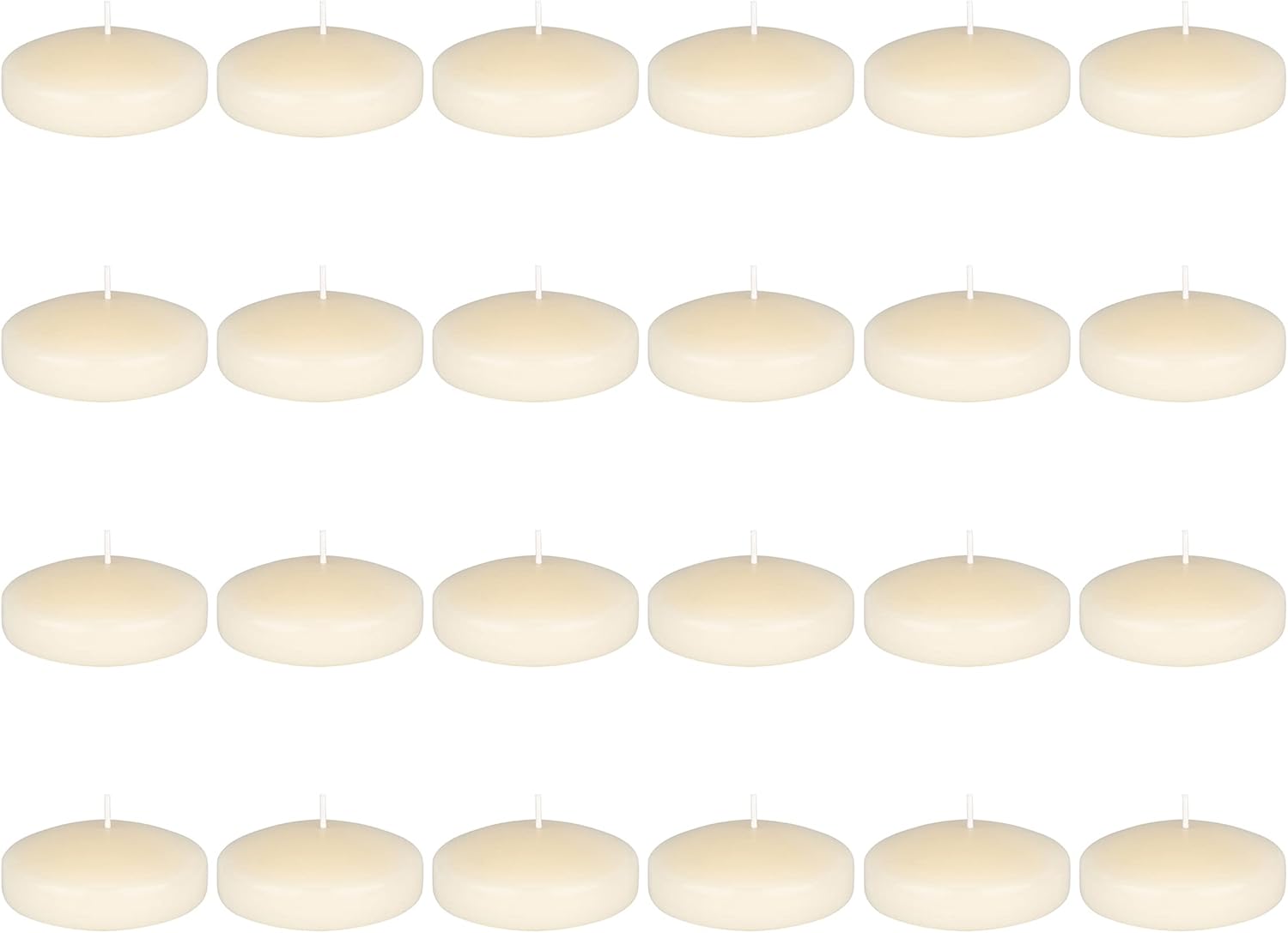 24 Unscented Ivory Floating Ca - Home Decor Free Images review and price